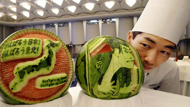 watermelon carving 01